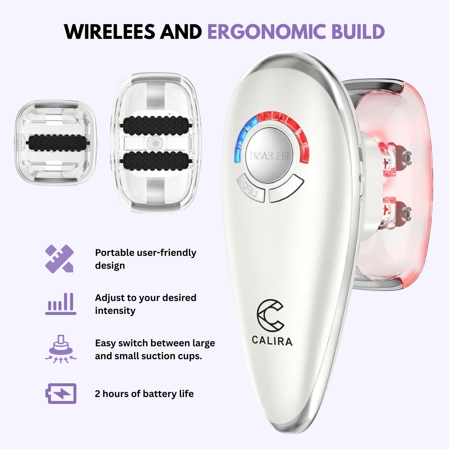 CALİRA 3-in-1 Electric Body Sculpting & Cellulite Massager