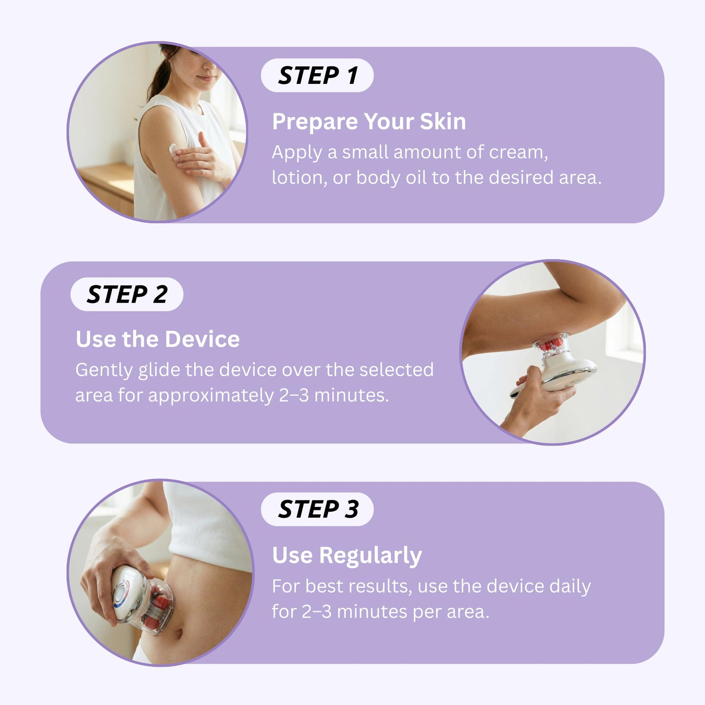 CALİRA 3-in-1 Electric Body Sculpting & Cellulite Massager