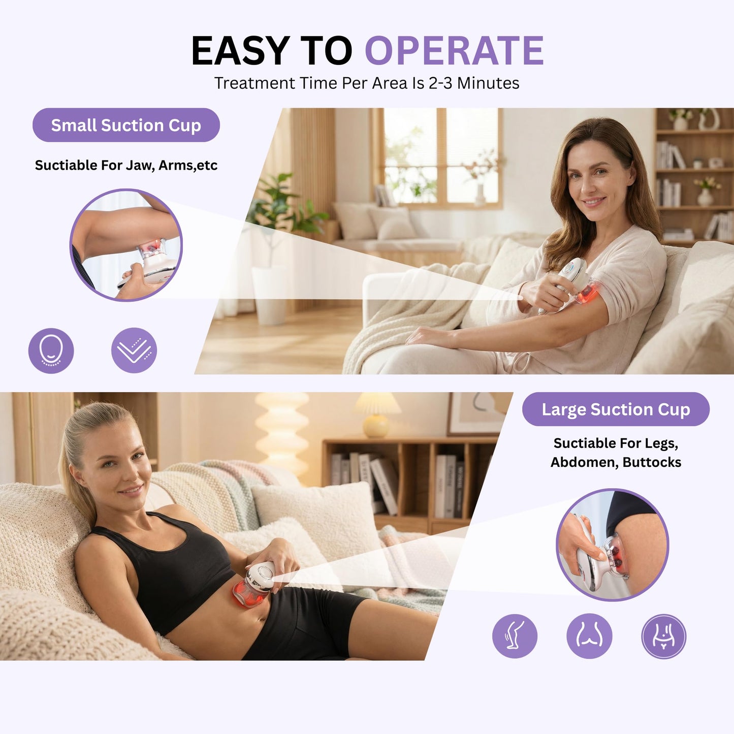 CALİRA 3-in-1 Electric Body Sculpting & Cellulite Massager