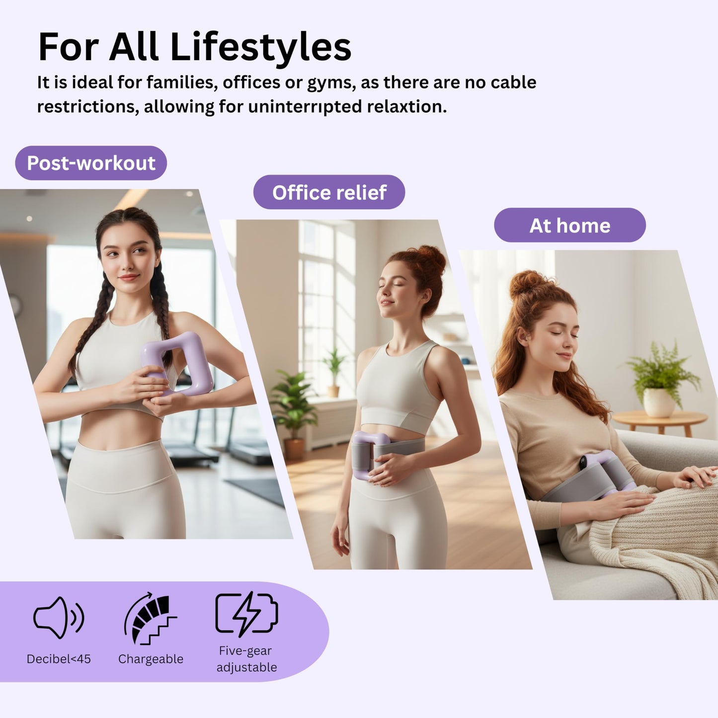CALİRA Full Body Electric Back & Shoulder Massager